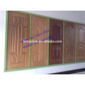 Puerta principal diseño de madera tablero de la puerta registros naturales nogal puerta piel